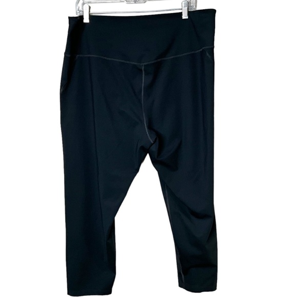 GIRLFRIEND COLLECTIVE Black 3/4 Length High Rise Leggings US Sz 5X - Picture 3 of 9